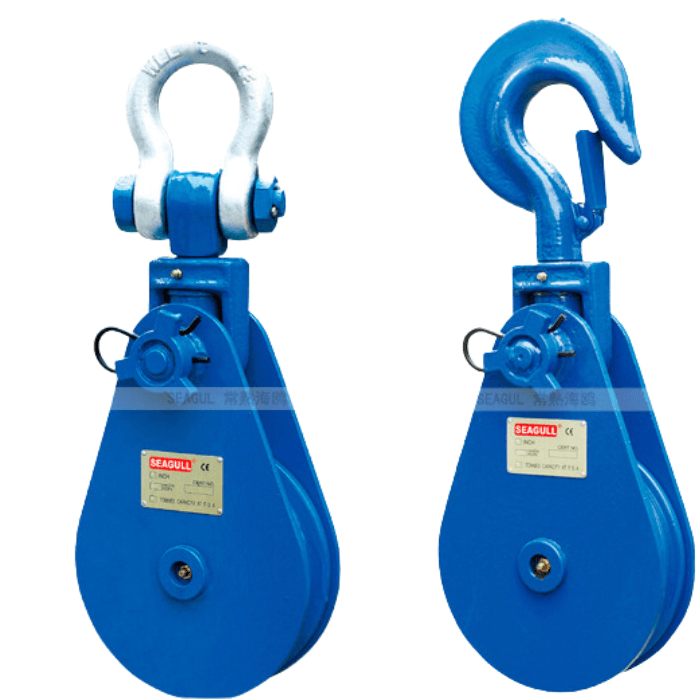 Ròng rọc đầu móc cẩu Seagull - Model: LH, tải trọng 2 tấn - 85 tấn