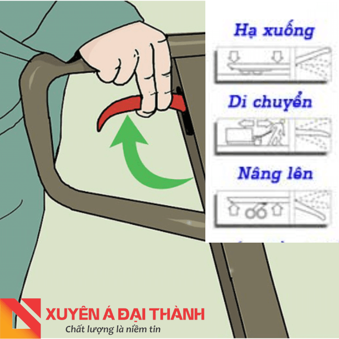 Cần gạt di chuyển xe nâng
