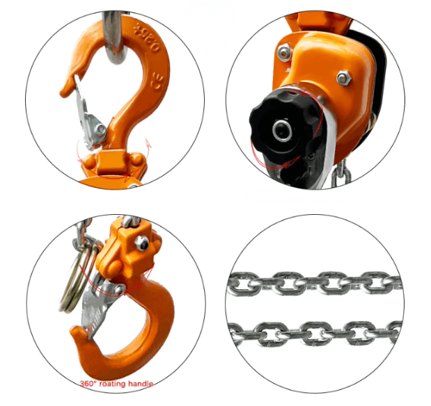 Cấu tạo của tời nâng cầm tay