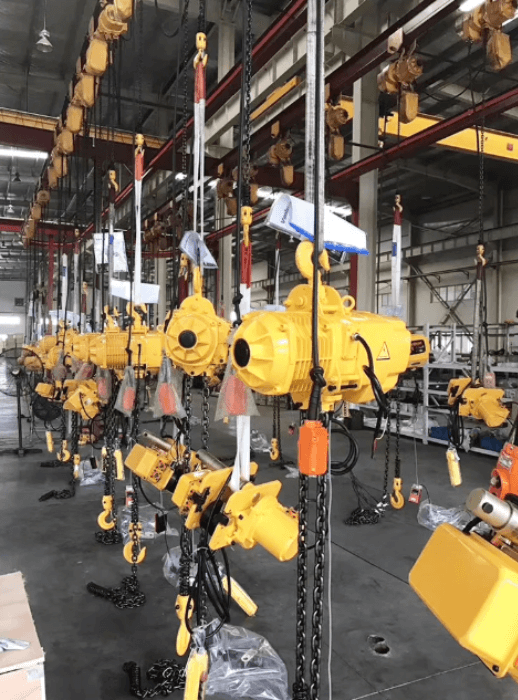 Xưởng palang xích điện nhập khẩu