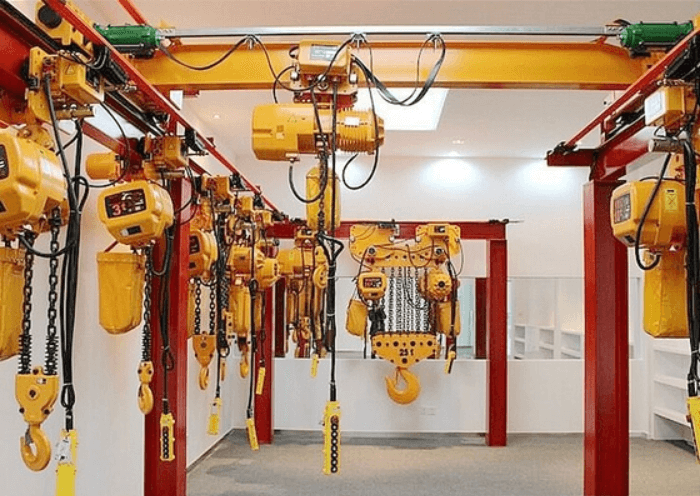 Nhập khẩu pa lăng xích điện