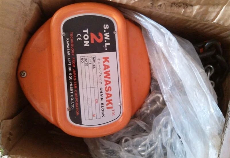 Pa lăng xích kéo tay - thương hiệu Kawasaki