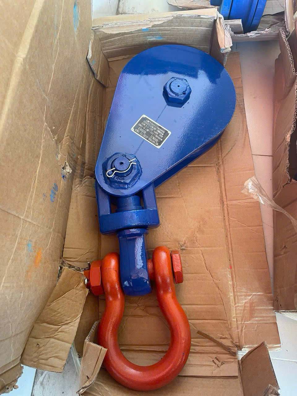 Puly ròng rọc 12 tấn APOLLO LS heavy duty snatch block móc ma ní