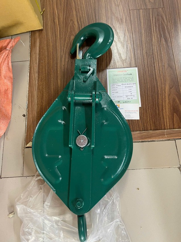 Puly ròng rọc 5 tấn rãnh đơn APOLLO