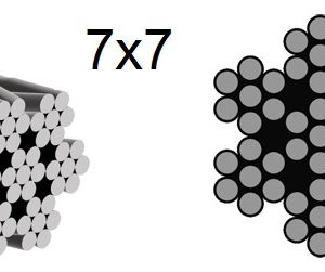 cáp thép không gỉ 7x7