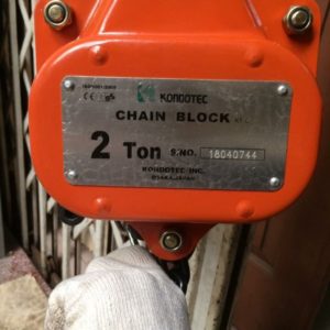 Palang Xích Kéo Tay 2000kg Nhật Bản Kondotec