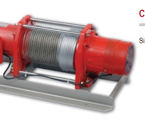 tời cáp điện thang tải hàng 500kg