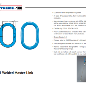 Vòng Khuyến Đơn X-001 (Master Link) G-100 YOKE Đài Loan