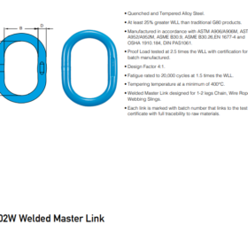 Master Link X-002W YOKE (Vòng Khuyến Đơn) Đài Loan G-100