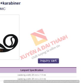 Dây Giảm Xóc Haru Medium Snap Hook + Karabiner - Nhật Bản