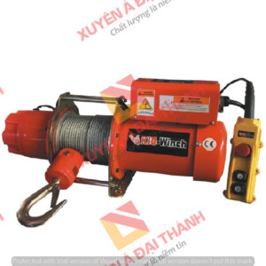TỜI CÁP ĐIỆN 300KG REMOTE 24V KIO- WINCH ĐÀI LOAN MODEL GRV-300L CHÍNH HÃNG