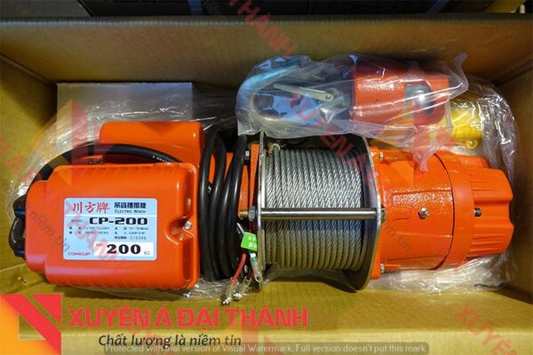 Công Dụng Của Máy Tời Điện – Tời Điện Nhập Khẩu Uy Tín