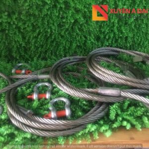 Sling Cáp Thép Phi 7 (7mm) Chính Hãng Chungwoo Hàn Quốc