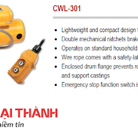 TỜI ĐIỆN MINI 300KG ĐÀI LOAN – MODEL CWL-301 – COMEUP CHẤT LƯỢNG ĐÀI LOAN