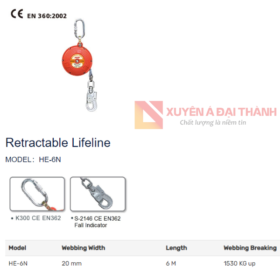 Hộp dây chống rơi tự rút HE - 6N