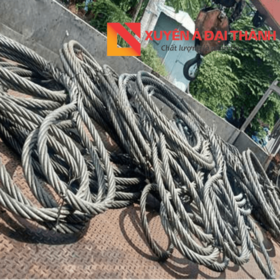 Cáp thép chầu bấm chì