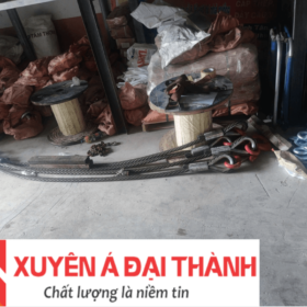 Sling cáp cẩu hàng 4 chân D20mm x 2.5M, tải trọng nâng 10.5T - Hàn Quốc