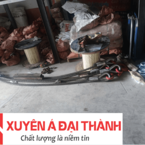 Sling cáp cẩu hàng 4 chân D20mm x 2.5M, tải trọng nâng 10.5T - Hàn Quốc