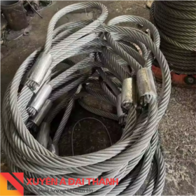 Sling cáp thép bấm chì mắt mềm