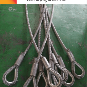 Cáp thép bấm đầu mắt cứng tại Xuyên Á Đại Thành