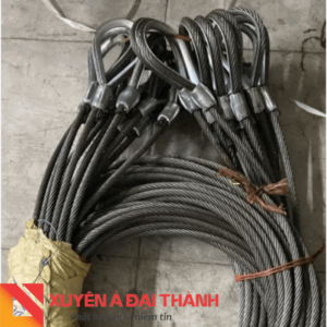 Sling cáp thép D16mm x 6M, tải trọng 3.3 tấn - Hàn Quốc