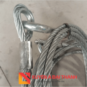 Sling cáp thép bấm mắt cứng