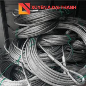 Cáp thép D12mm x 30M, lõi bố đen (FC) - Hàn Quốc