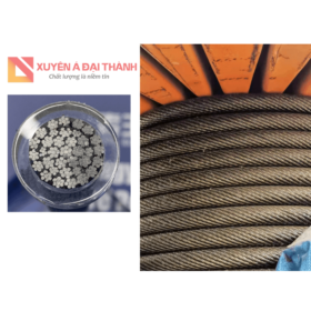 Cấu trúc cáp thép chống xoắn 35x7