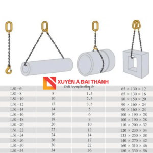 Xích Cẩu 36 Tấn - D34MM - 100% Chính Hãng - Kawasaki