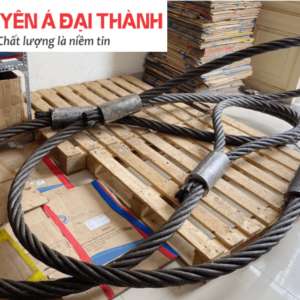 Sling cáp thép bấm chì D26mm x 4.4M - tải trọng nâng 8.6 Tấn - Tiêu chuẩn cáp thép Hàn Quốc