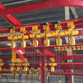 Xưởng palang xích điện loại di chuyển