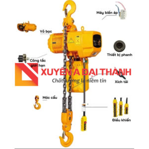 Giá Palang Xích Điện 250Kg - Tốc Độ Linh Hoạt - Cố Định - Trung Quốc
