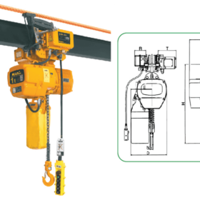 Palang Xích Điện - Model KKBB - 2 Tốc Độ - Kawasaki
