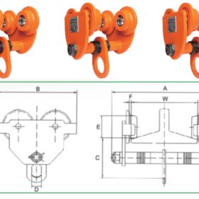 Cấu Tạo Con Chạy Kéo Tay Model VP - Không Xích - Kawasaki