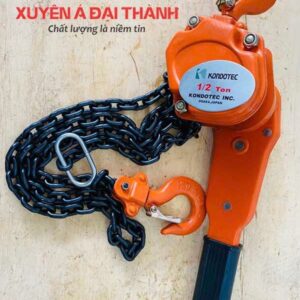 Palang Xích Lắc Tay 500kg KONDOTEC Nhật Bản (Lever Block KT-L 1/2 Tấn)